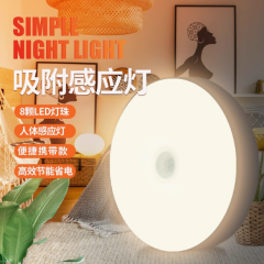 智能人体感应灯床头家居灯护眼灯卧室过道磁吸小夜灯