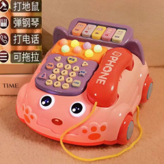 儿童玩具0-1-3岁婴儿打地鼠故事模拟打电话钢琴音乐电话机